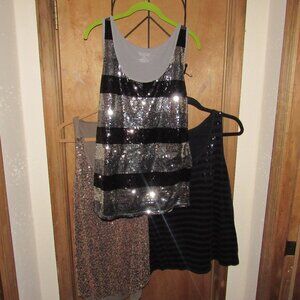 3 sparkly tank tops from Lane Bryant